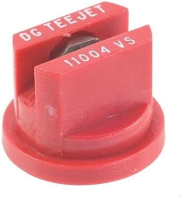 TeeJet DG11004-VS Drift Guard Spray Nozzle (Pack of 12) - Visiflo - 110Â° - Red - 0.4 gpm
