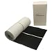 HUAYY 3 Inches Width 1.5 Yards Length | self-Adhesive Hook and Loop Style Sheets | Super Sticky Glue Nylon Patch | Strips | Patch | Fastener,Black (3in x 1.5yd)