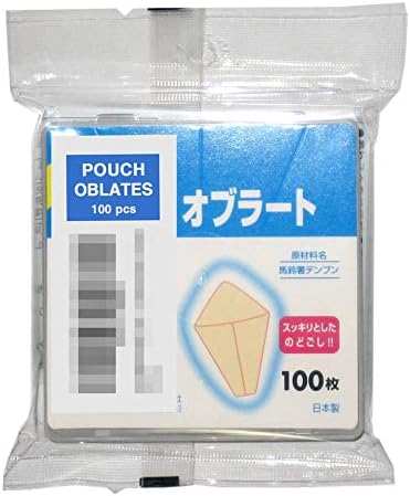 [Value Pack 100 pcs] Pouch Oblate (Wafer - Bag Type) [w/ English instructions]