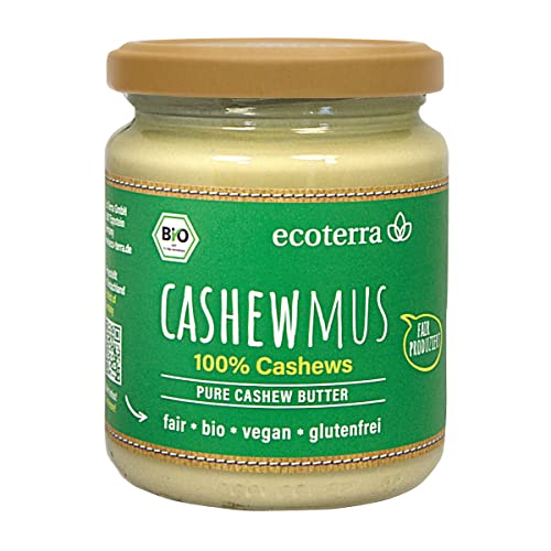ecoterra Bio Cashewmus | 100% Cashewkerne | vegan | glutenfrei | Fairtrade | 250 g Cover