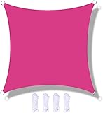 Sonnensegel, quadratisch, wasserdicht und UV-beständig, für Terrasse, Garten, Outdoor, Restaurant, Hinterhof, Carport, Sonnenschutzlösung, 3,6 m x 3,6 m
