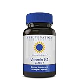 Rejuvenation Therapeutics Vitamin K2 MK-7 | 60-Day Supply, High Potency (300mcg) | Easy to Swallow V