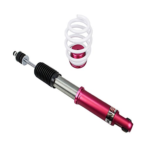 Godspeed Mss0118-A Monoss Coilover Lowering Kit, Fully Adjustable, Ride Height, Spring Tension And 16 Click Damping, Compatible With Nissan Versa Sedan (C11) 2006-11 #TOP4