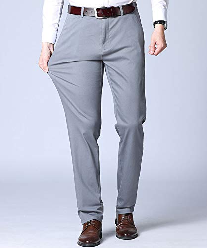 Men's Flat Front Suit Pants Regular Fit Dress Pants Wrinkle-Free Stretch Casual Pants Comfort Dress Trousers2