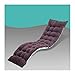 GXFWJD Cojín para Tumbona,Tumbona Acolchada Cojines para Tomar El Sol Tumbona Sillón Reclinable Y Lounge Almohadilla Patio Jardín Hamaca Al Aire Libre Cubierta (Color : Brown, Size : 175 * 70cm)
