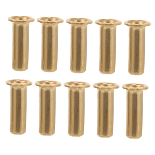 FUNOMOCYA Compression Fittings for Oil Lines 10pcs Oil Pipe Inner Core Connector Copper Bushing