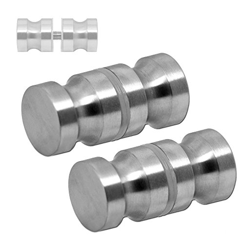 Edelstahl Duschtür Griffe - 2 Paar Pilzknäufe Für Glastüren, Einfach Montiert