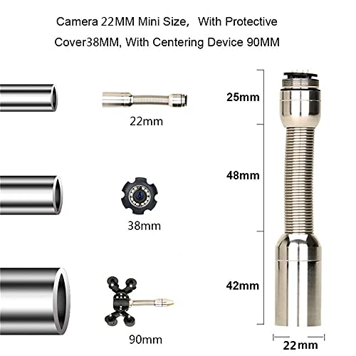Ennio Pipe Inspection Video Camera, 20M/30M Ip68 Waterproof Meter Counter Drain Pipe Sewer Inspection Camera System 9" Lcd Dvr 1000Tvl Camera With 6W Led Lights 8Gb Sd Card #TOP5
