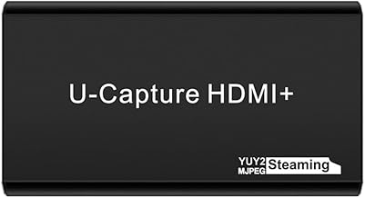 Redwestmelon HDMI Video Capture Card, 4K HDMI to USB3.0 Game Capture Card Loop-Out Live Streaming Audio Video Grabber 1080P for PC/Laptop/PS4/Switch/DVD/HDTV/Projector/Monitor