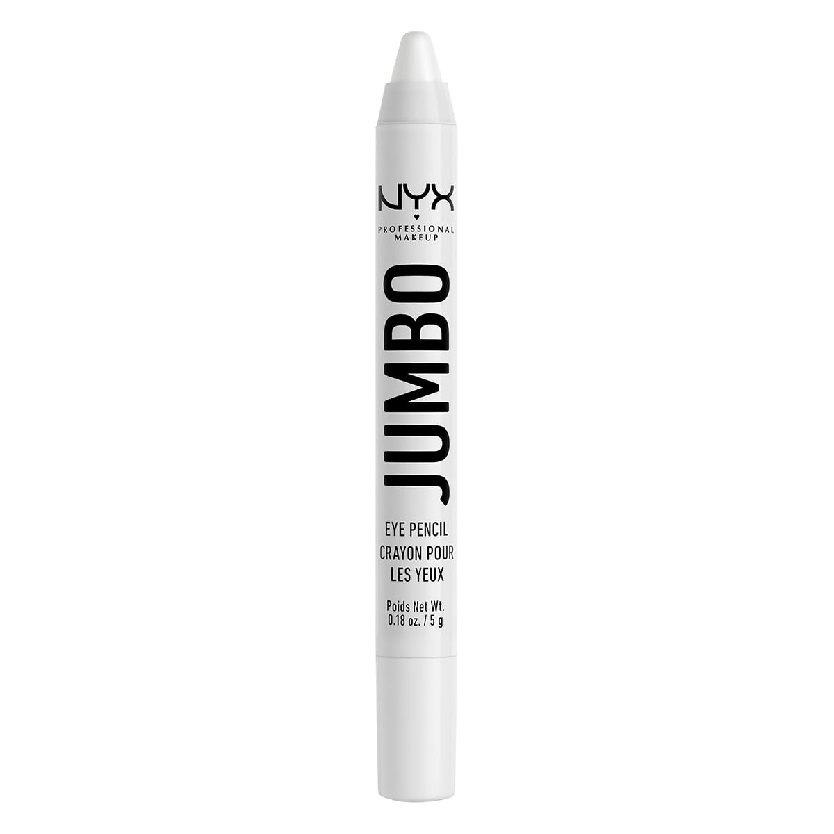 NYX PROFESSIONAL MAKEUP Jumbo Eye Pencil, Blendable Eyeshadow Stick, Eyeliner Pencil & Highlighter, No Pulling, Tugging or Fading, Cruelty Free - Shade: Milk