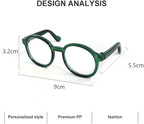 Miniatura 2 de 7 piezas de plástico transparente para gatos y perros, gafas para mascotas, disfraz de perro de Halloween, accesorios para fotos, decoración de