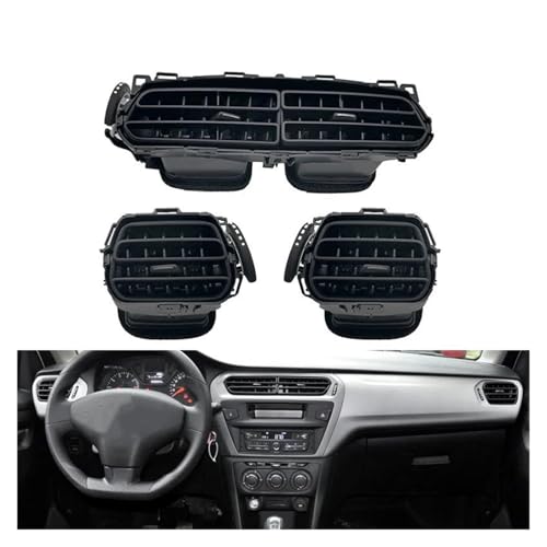 Grilles d'aération Citroën milieu pour conduit de climatisation centrale - 2