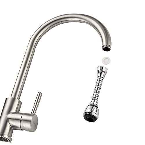 Faucet Extension Tubes, Flexible 360 Degrees Stainless Steel Faucet Sprayer Extension Device … #TOP2