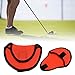 D Type Mallet Putter Head Cover, Woven Golf Headcover Protector Bag with Fastening Tape Golf Club Head Protector Sleeve Case Golf Blade Putter Headcover (red)