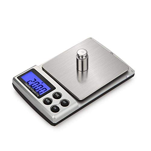 Digitale Präzisionswaage, elektronische Schmuckwaage, 0 01G, digitale Taschenwaage, Mini-Präzisionswaage, wertvolle medizinische Waage, 1 kg,