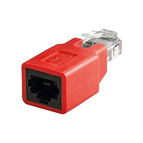 goobay 68912 RJ45 Schnittstellenkabel und Adapter rot