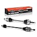 A-Premium Pair (2) Front CV Axle Shaft Assembly Compatible with Honda Civic 1992-2000, Civic del Sol 1993-1997 & Acura EL 1997-2000, Driver and Passenger Side