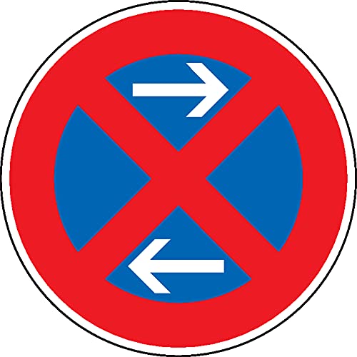 Schild I Verkehrszeichen Absolutes Haltverbot Mitte, Nr.283-31, Aluminium RA0, reflektierend, Ø 600mm, DIN 67520