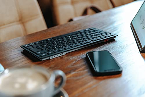 Cherry Kw 9200 Mini Wireless Rechargable Compact Keyboard. With Bluetooth 5.0 And Wired Connectivity #TOP5