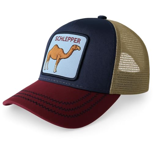 Gorra Tipo Trucker para Hombre/Mujer. Calidad. Motivos Animales. Gorra de Beisbol (FR/ES, Números, 32, Dromedario)
