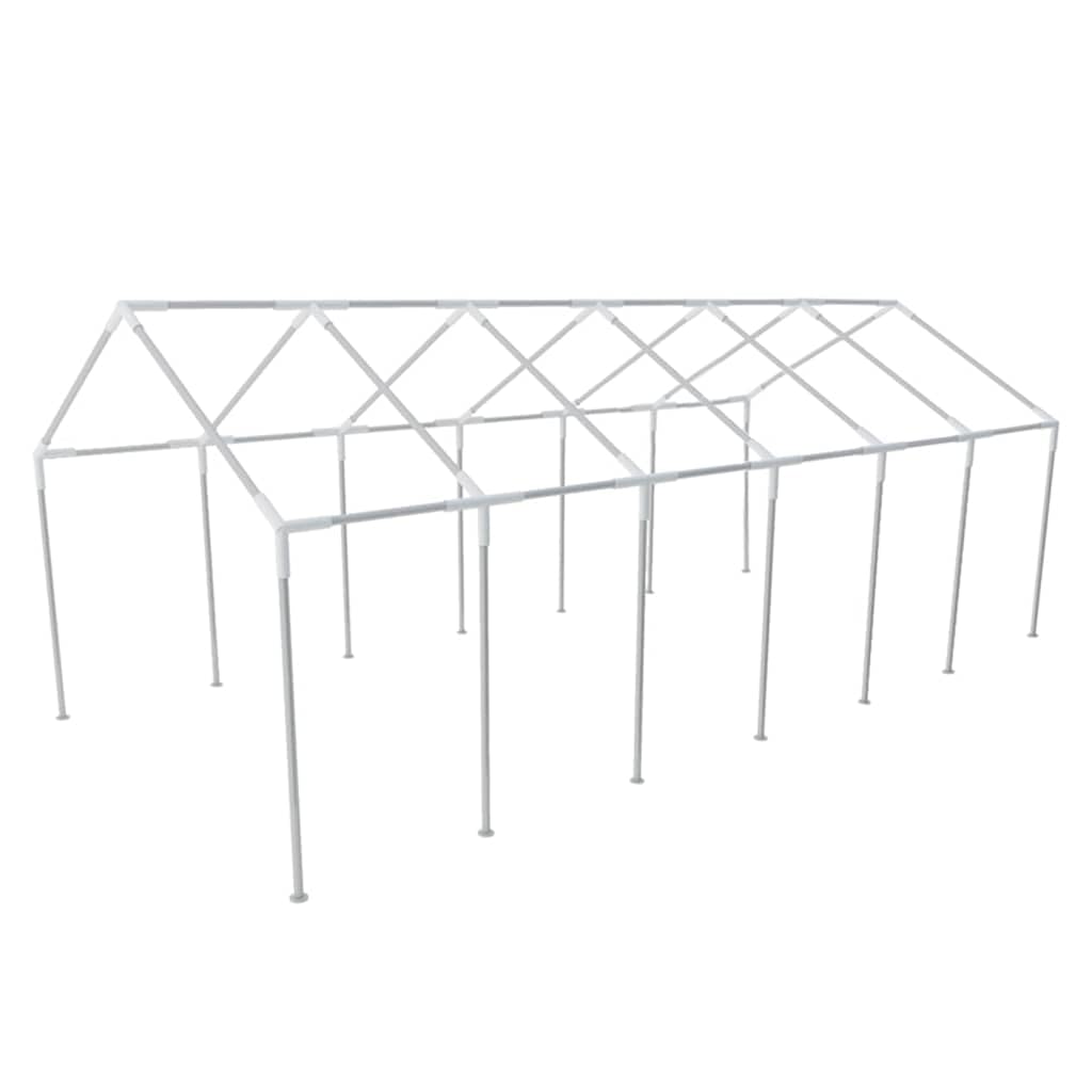 Cadre de rechange pour tente de fête - 12 x 6 m - Cadre en acier solide pour tente de réception - Résistant à la corrosion - Montage facile