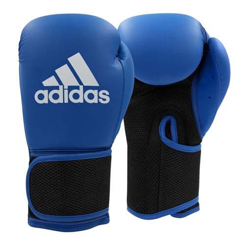 adidas Unisex – Erwachsene Hybrid 25 Boxhandschuhe, Blau, 10 oz EU