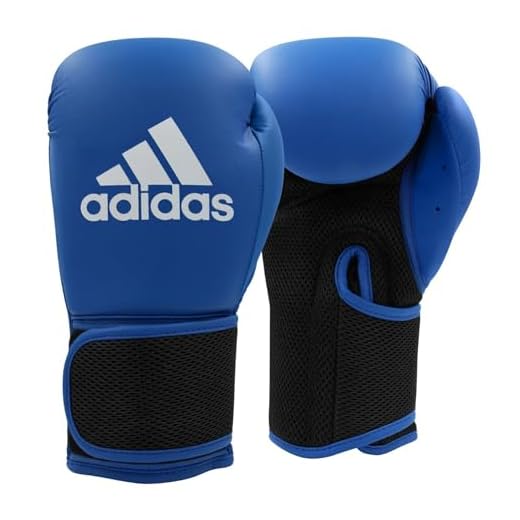 adidas Unisex – Erwachsene Hybrid 25 Boxhandschuhe, Blau, 10 oz EU