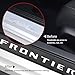 Car Door Sill Protector Compatible with Nissan Frontier Accessories, for Frontier Sill Guard Decoration Door Sill Scuff Plate Sticker