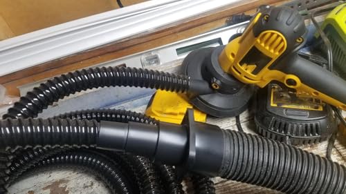 Image of Pond Hose 1-1 /2 inchID x 25ft Black Corrugated Flexible Pump Tubing & 2 Clamps | Reinforced Water Hose Vinyl Tubing for Sump Pump Pond Fountain Garden Waterfall, Non-toxic & Kink-proof (1.5in - 25ft)
