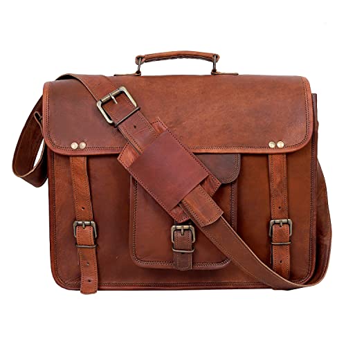 Bolso de cuero Gbag Vintage para laptop 15 pulgadas miniatura 2