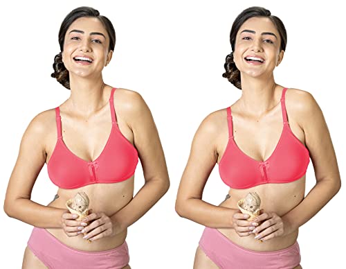 Image of Lyra Women's Cotton Lightly Padded Wire Free Classic Full-Coverage Molded Bra