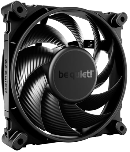 be quiet! Silent Wings 4 120mm PWM high-speed Black ventilateur, pales optimisées, une performance extraordinairement élevée, une pression d'air...