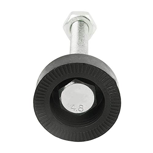 Tovot 4Pcs M10 3.9" Furniture Levelers Screw On Table Legs Furniture Leveling Feet Heavy Duty Adjustable Legs For Sofa Cabinet (Black) #TOP3