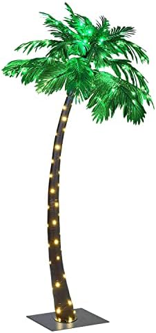 LIGHTSHARE JT-DC240V0250-CLightshare Lighted Palm Tree, Large - ZLS7FT, 7-Feet