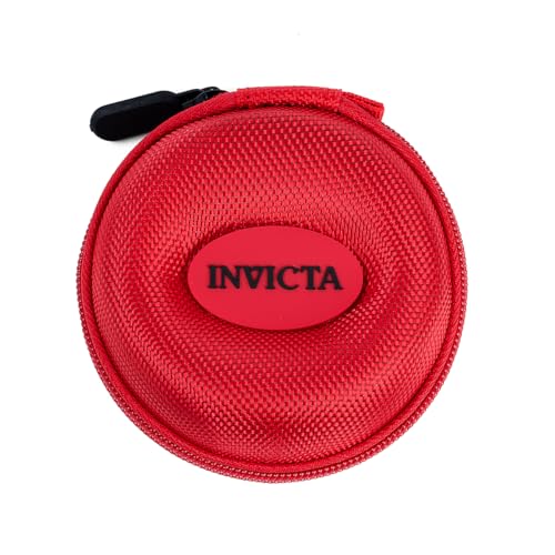 Image of Invicta Single Watch Travel Zipper Red -IPM247-RED