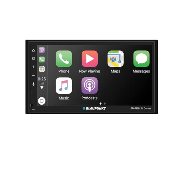 Blaupunkt Compatible with Apple CarPlay and Android Auto Car Stereo Denver BPA799PLAY Receiver with 6.8" Touch Screen Display AM/FM/BT/USB/AUX #1