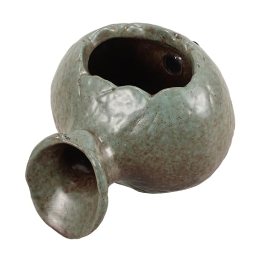 FUNOMOCYA Water Fountain Decor Ceramic Waterfall Jar Pond Waterfall Fountain Efficient Water Circulation System