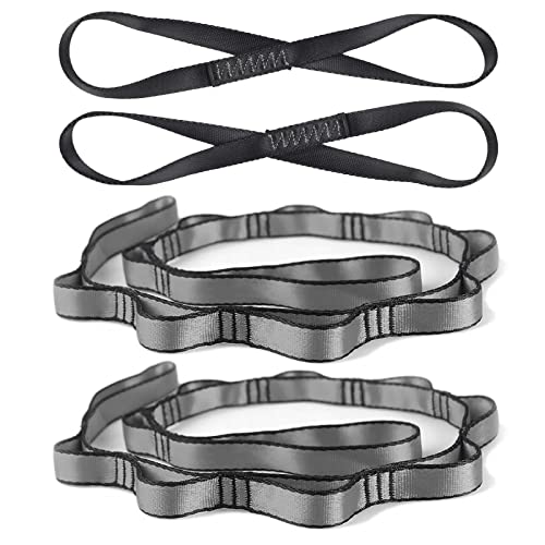 2 starkes Daisy Chain Strap Seil+2 O-Schlingen, yoga hängematte verstellbar, für Yoga Cover