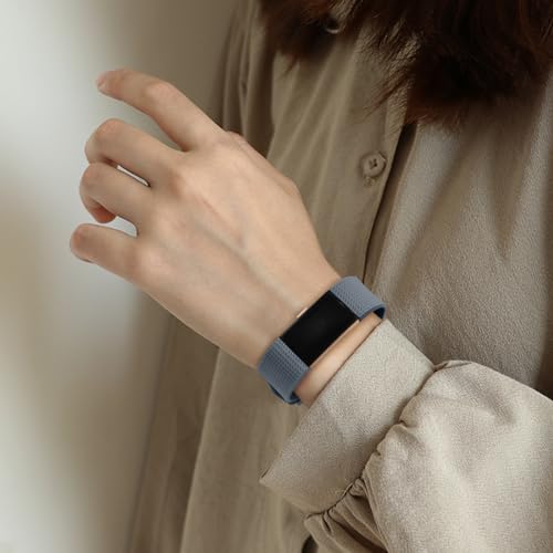 Image of Tobfit Watch Strap Compatible for Fitbit Charge 2 (Watch Not Included), Removable Soft Belts for Charge 2 Wristband, Smartwatch Band for Men & Women