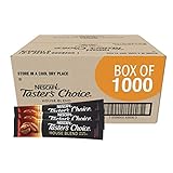 Nescafe Instant Coffee Packets, Taster's Choice Light Roast, 1.5 G Singles (Bulk Pack Of 1000)