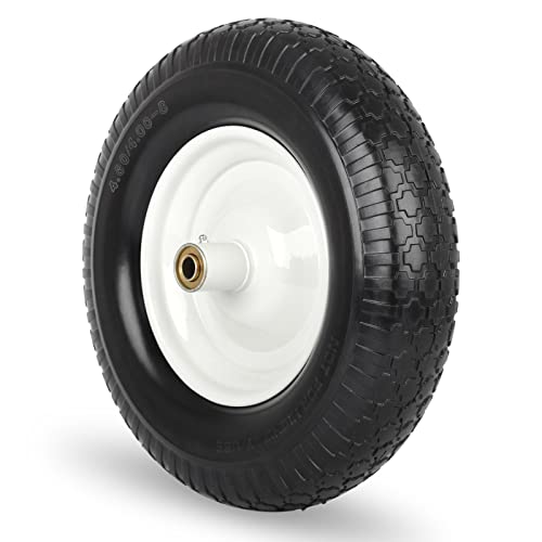 GICOOL 16' Solid Wheelbarrow Tire, 4.80/4.00-8'...