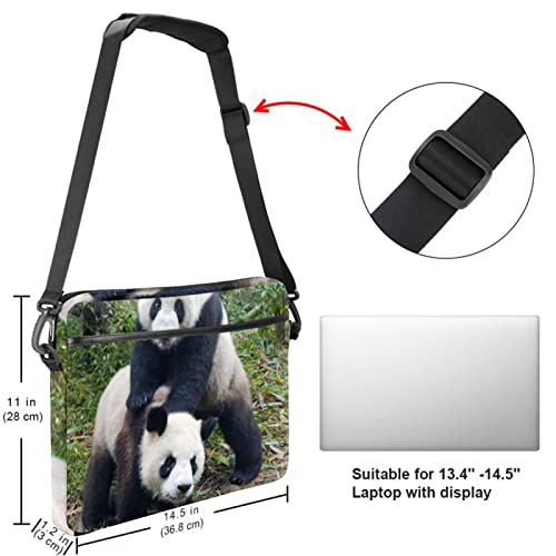 Pochette ordi 13 pouces panda idéale pour les cours et le bureau