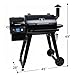 Z GRILLS ZPG-450A Wood Pellet Grill & Smoker with PID V3.0 Controller, 459 Sq in Cook Area, Meat Probe, Foldable Shelf, 8 in 1 BBQ Grill Outdoor Auto Temperature Control, Black