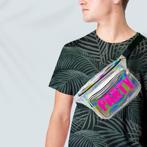 Funny Guy Mugs Holographic Party Fanny Pack- Premium Fanny Pack - Image 3