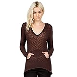 Volcom Junior's Free To Go V-Neck Pullover Hoodie