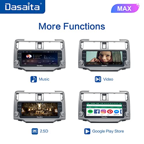 Dasaita 10.25\" Android Car Stereo for Toyota 4Runner 2014 2015 2016 2017 2018 2019 Wireless Carplay Android Auto Car Head Unit GPS Radio Audio Video Player Navigaion 4G RAM 64G ROM - Thumbnail 4