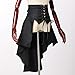 COSDREAMER Steampunk Women's Skirts Waist Belt for Women Ruffles Pirate Corset Costumes (Black, 3X-Large)