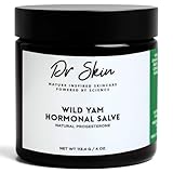 Dr. Skin Organic Wild Yam Cream for Women | Herbal Balancing Moisturizer for Women’s Comfort with Dandelion, Red Clover, Chaste Berry & Cramp Bark | Nourishing Natural Cream, 4oz