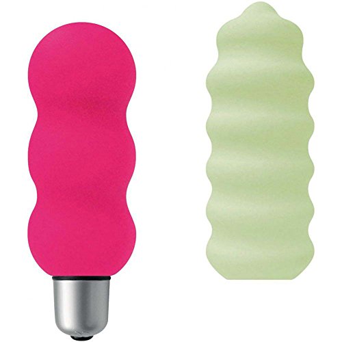 JOY DIVISION Joystick Microset Gyro, Magenta + Pistacho pour adultes, idéal pour stimulation discrète, design discret
