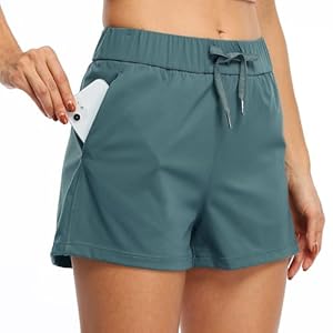Willit Women’s Shorts Hiking Athletic Shorts Yoga Lounge Active Workout Running Shorts Comfy Casual with Pockets 2.5″